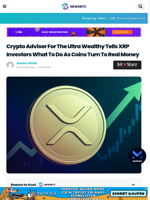 Crypto Adviser For The Ultra Wealthy Tells XRP Investors What To Do As Coins Turn To Real Money