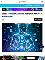 Bitcoin From 2009 Awakens—Is The $30-M Move A Warning Sign?