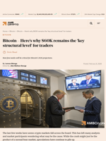 Bitcoin - Here's why $60K remains the 'key structural level' for traders - AMBCrypto