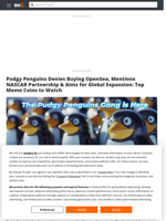 Best Meme Coins to Soar as Pudgy Penguins Aims for Global Status