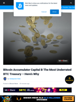 Bitcoin Accumulator Capital B The Most Underrated BTC Treasury - Here's Why | Bitcoinist.com