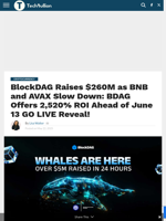 BlockDAG Hits $260M as BNB and AVAX Struggle for Momentum