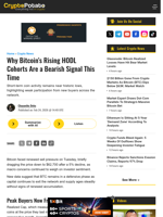 Why Bitcoin's Rising HODL Cohorts Are a Bearish Signal This Time