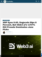 XRP Price Surge, Dogecoin Dip, & Web3 ai’s 1,747% Potential, Which Crypto Wins June?