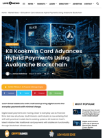 KB Kookmin Card Advances Hybrid Payments Using Avalanche Blockchain | Live Bitcoin News