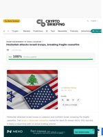 Hezbollah attacks Israeli troops, breaking fragile ceasefire