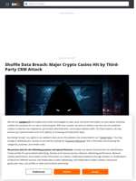 Shuffle Data Breach: Major Crypto Casino Hit by Third-Party CRM Attack - Brave New Coin