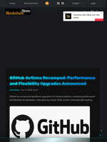 GitHub Actions Revamped: Performance and Flexibility Upgrades Announced - Blockchain.News