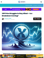 XRP Price Struggles to Stay Afloat — Is a Breakdown Coming?