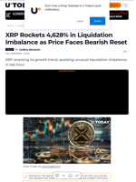 XRP Rockets 4,628% in Liquidation Imbalance as Price Faces Bearish Reset
