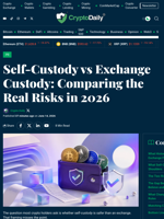 Self-Custody vs Exchange Custody: Comparing the Real Risks in 2026 - Crypto Daily