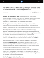 H1-B Visa: CEO of Levels.fyi: People Should Take Their Chance on TheProdigyList.com - Visionary Financial