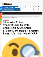 Litecoin Price Prediction: Is LTC Breaking Out After 1,249-Day Base? Expert Says It’s the ‘Next XRP’ - The Crypto News Wire