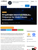 BingX Labs Invests $100K in Fireverse for Web3 Music Innovation | Live Bitcoin News