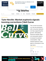 Tyler Neville: Market euphoria signals looming corrections | Bell Curve