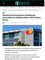 Mastercard Introduces Stablecoin Innovation in Collaboration with Crypto Firms - Crypto News Flash