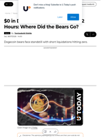 $0 in DOGE Shorts Liquidated in 12 Hours: Where Did the Bears Go? - U.Today