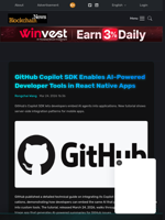 GitHub Copilot SDK Enables AI-Powered Developer Tools in React Native Apps - Blockchain.News