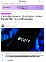 Chainflip Moves to Block Bybit Hacker Funds with Protocol Upgrade - Coinfea