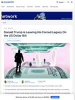 Trump Signs the Dollar Bill, But It's a Problem for Future Presidents