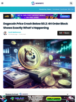 Dogecoin Price Crash Below $0.2: 4H Order Block Shows Exactly What’s Happening