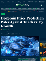 Dogecoin Price Prediction Pales Against Tundra’s Icy Growth - Crypto Daily