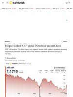 XRP price news: What next for Ripple-linked token as it sinks to four-month lows