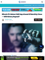 Bitcoin 8% Below CME Gap Ahead Of Monthly Close — Will History Repeat?