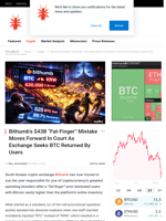 Bithumb’s $43B “Fat-Finger” Mistake Moves Forward In Court As Exchange Seeks BTC Returned By Users - NullTX