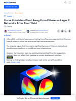 Curve Faces Proposal to Scale Back Ethereum Layer 2 Exposure