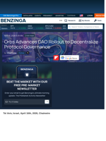 Orbs Advances DAO Rollout to Decentralize Protocol Governance  - Benzinga