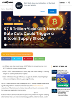 $7.8T Yield Cliff Could Spark Bitcoin Shock