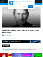 Ripple CEO Dubbed ‘Steve Jobs Of Crypto’ By Top XRP Lawyer