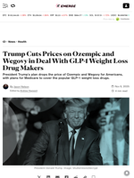 Trump Cuts Prices on Ozempic and Wegovy in Deal With GLP-1 Weight Loss Drug Makers - Decrypt
