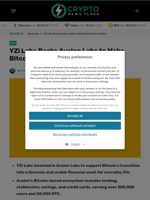 YZi Labs Backs Avalon Labs to Make Bitcoin More Useful - Crypto News Flash
