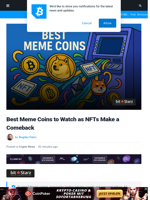 Best Meme Coins Soar as NFTs Are Back in the Game
