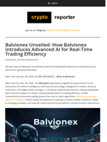Balvionex Unveiled: How Balvionex Introduces Advanced AI for Real-Time Trading Efficiency