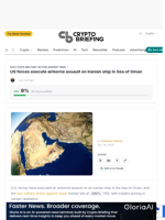 US forces execute airborne assault on Iranian ship in Sea of Oman