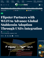 Flipster Partners with WLFI to Advance Global Stablecoin Adoption Through USD1 Integration - Crypto Daily