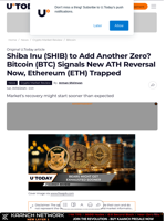 Shiba Inu (SHIB) to Add Another Zero? Bitcoin (BTC) Signals New ATH Reversal Now, Ethereum (ETH) Trapped