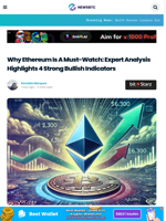 Why Ethereum Is A Must-Watch: Expert Analysis Highlights 4 Strong Bullish Indicators