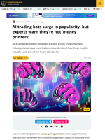 AI Trading Bots Are Trending — Experts Break Down How It Works