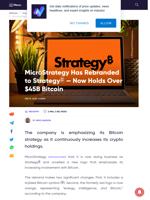 MicroStrategy Has Rebranded and Upped Its Bitcoin Holdings