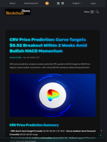 CRV Price Prediction: Curve Targets $0.52 Breakout Within 2 Weeks Amid Bullish MACD Momentum - Blockchain.News