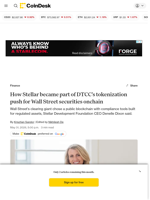 How Stellar (XLM) became part of DTCC's plan to bring securities onchain
