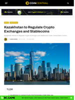 Kazakhstan to Regulate Crypto Exchanges and Stablecoins