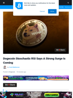 Dogecoin Stoschastic RSI Says A Strong Surge Is Coming | Bitcoinist.com