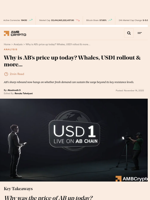 Why is AB’s price up today? Whales, USD1 rollout & more... - AMBCrypto