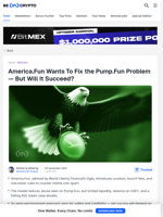 World Liberty Advisor’s Token Launchpad Challenges Pump.Fun