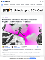 PolyMarket Brings New Way To Gamble Crypto – With Stocks